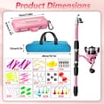 thumbnail image 2 of iFaveorr Fishing Rod and Reel Combos, Fishing Rod with EVA Material Grip, Telescopic Fishing Gear with Reel Combo Kit with Tackle Box Fishing Line, Gift for Kids and Fishing Beginner, 2 of 9