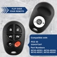 thumbnail image 4 of Key Fob for 2004 2005 2006 2007 2008 2009 2010 2011 2012 2013 2014 2015 2016 2017 2018 Toyota Sienna Keyless Entry Remote Control, 6-Button GQ43VT20T, Programming Guide Included, 4 of 6