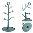 thumbnail image 2 of (Blue) Tree Shaped Coffee Cup Holder Mug Holder Kitchen Rack Simple Removable Jewelry Rack Hanging Drain Cup Holder (36*18.5cm)PP, 2 of 13