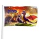 thumbnail image 1 of Spyro el Dragón Bandera impresa con temática, regalo perfecto para fanáticos, amigos y familiares, y adecuada para actividades al aire libre e interiores, decoraciones de fiesta. 120*180CM, 1 of 6