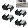 thumbnail image 5 of 10Pieces Multipurpose Cantilevers Chair Floor Protectors with Thick Felt Pad for Silents and Smooth Chair Movement 19mm, 5 of 5