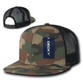 thumbnail image 2 of Decky 1055-WWB Cotton Flat Bill Trucker, 2 of 2