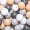 A Gray Colors, variant on Konexial Ball Pits Balls for Toddlers Pack of 50 100 200 Plastics Shape Ball Non-Phthalate Non-BPA Non-Toxic 2.2-Inch Crush Proof Play Balls