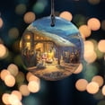 thumbnail image 4 of Thomas Kinkade Studios (The Nativity) StarFire Prints™ Hanging Glass Print SPCIR742, 4 of 7