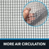 Mainstays Gray 2x3 ft Rug Pad - Floor Protector with PVC-Coated ...