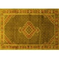 thumbnail image 1 of Ahgly Company Indoor Rectangle Medallion Yellow Traditional Area Rugs, 8' x 12', 1 of 4