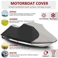 thumbnail image 3 of LABLT Super Heavy-Duty TOP Cover for Trailerable PWC Watercraft Jet Ski Cover 136-145(3seater) 420D, 3 of 6