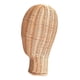 thumbnail image 4 of Cabeza de maniquí para peluca de ratán Práctico soporte para peluca Elegante soporte para sombrero Soporte para diadema Robusto independiente para, 4 of 9