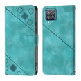 thumbnail image 2 of Compatible with Samsung Galaxy A12 Classic Embossed PU Leather Case with Card Holder Shockproof Cover, 2 of 5