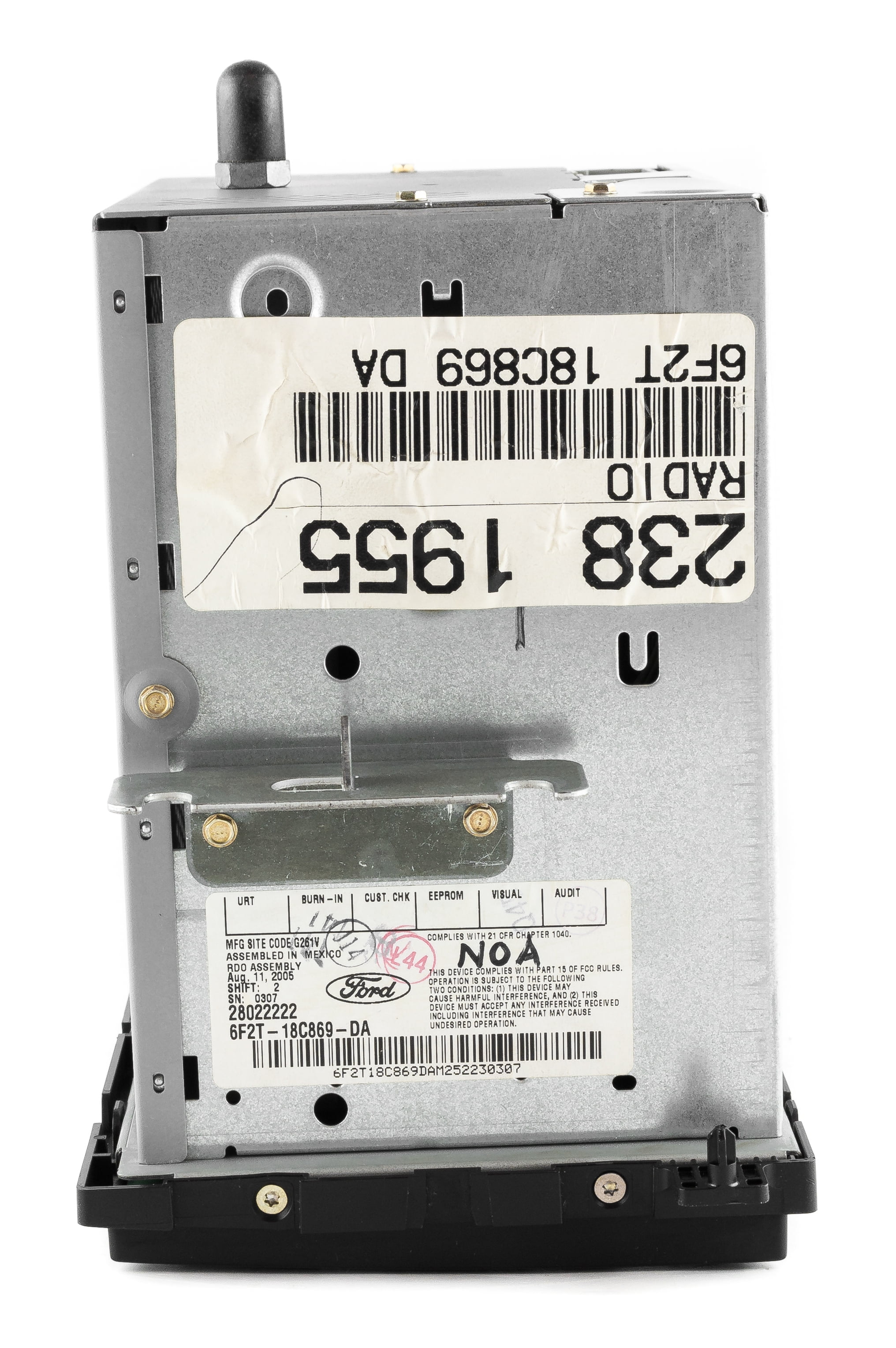 Restored 2006-07 Ford Freestar Mercury Monterey OEM AM FM CD Player Radio 6F2T-18C869-DA (Refurbished)
