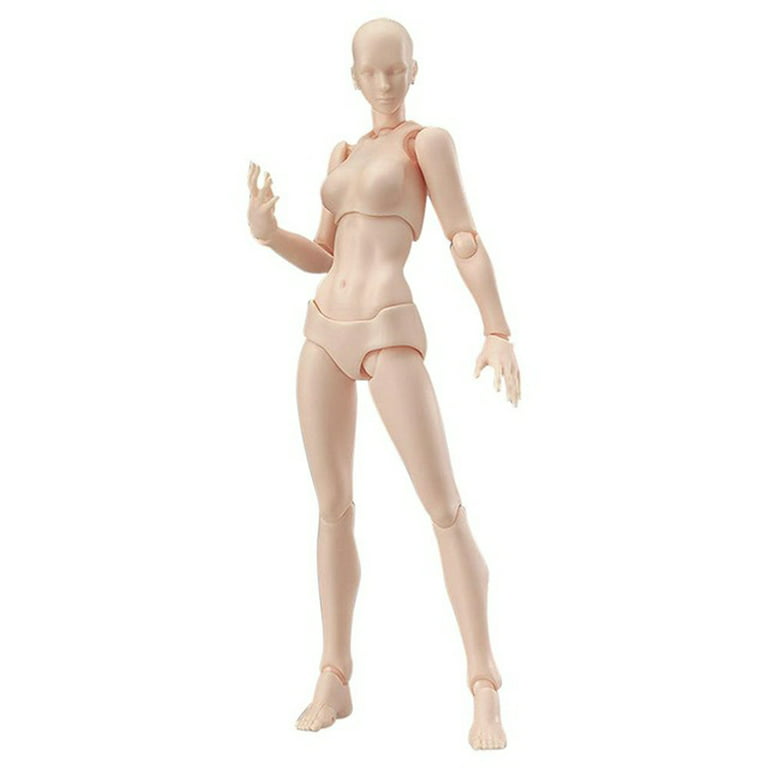 Drawing Figures For Artists Action Figure Model Human Mannequin Man and  Woman Set Action Toy Human Mannequin Anime Figurine Model BROWN WOMAN