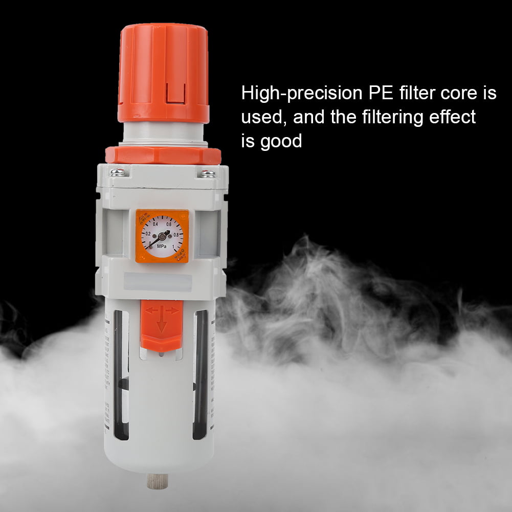 Air Pressure Regulator NANPU NW4000-04 Air Compressor Filter Air Filter Regulator Durable Pneumatic System for High Pressure Air Compressor Pump