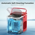 thumbnail image 5 of WAA Portable Ice Maker, 26 Lb/24H, Red, 5 of 7
