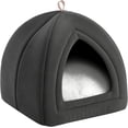thumbnail image 1 of Camas para gatos para gatos de interior, cama cueva para gatos, casa para gatos, tienda para gatos con almohada acolchada lavable extraíble, 1 of 8