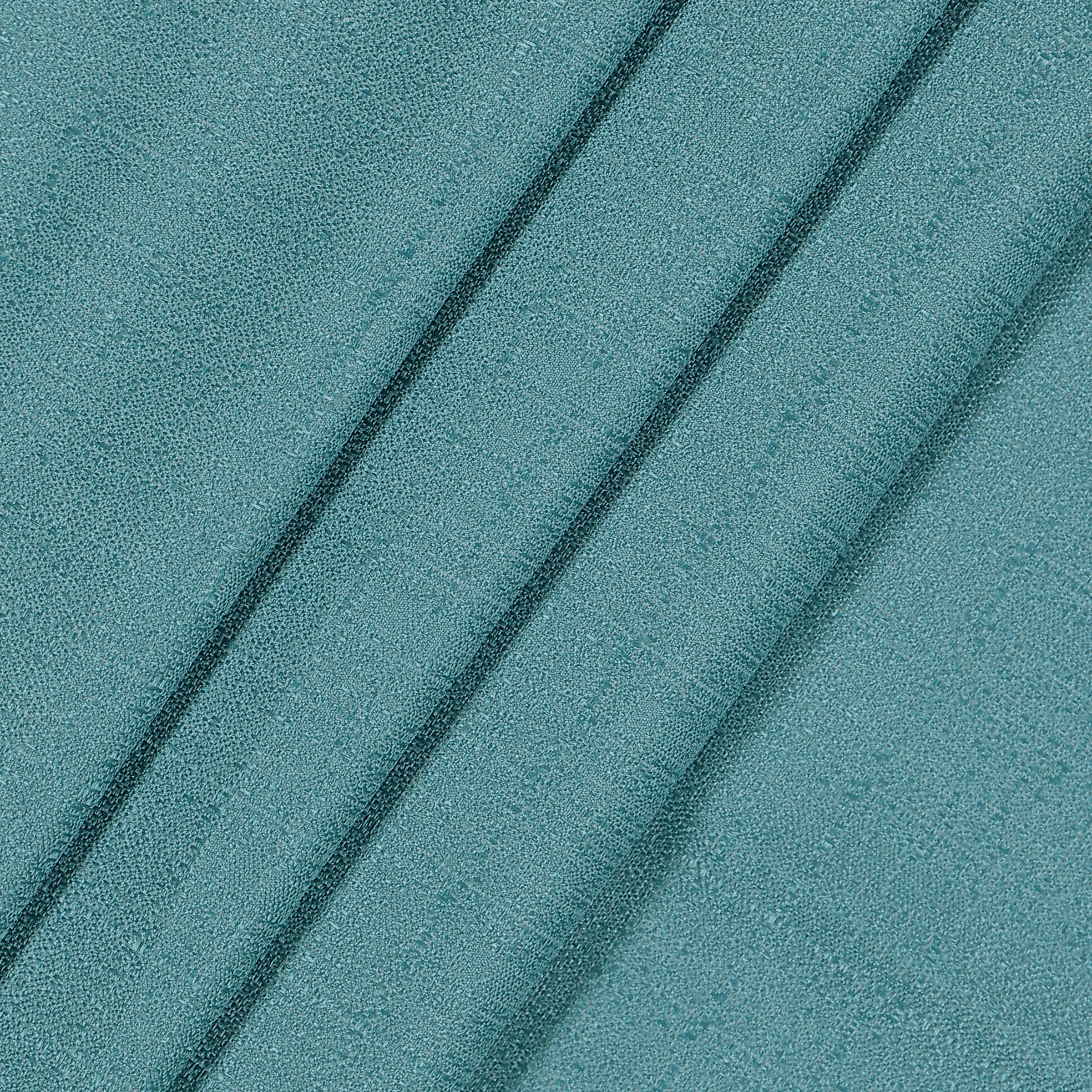 Eclipse Samara Solid Blackout Curtains, Single Curtain Panel, 63 Inch Long Blackout Curtains, 42" W x 63" L, Sea Glass