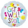 thumbnail image 1 of Get Well Soon Butterflies Balloon, 1 of 1