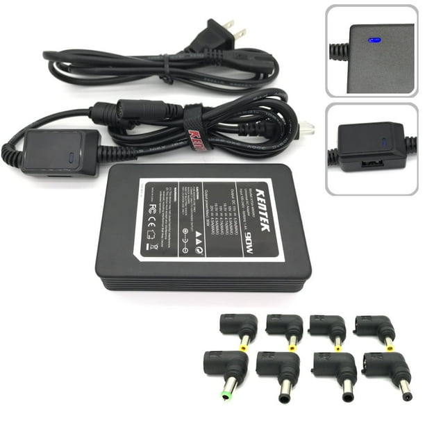 Kentek Mini Compact 90W 90 Watt with USB Port Universal AC ...