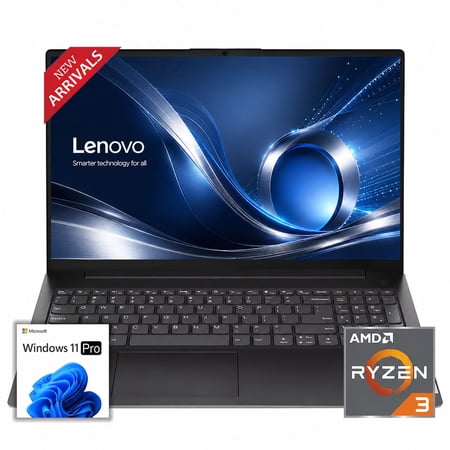 Lenovo 2026 New V-Series Business Laptop, AMD Ryzen 3 7320U(Beats Intel i7-1065G7) CPU, 16GB DDR5, 256GB PCIe, 15.6" FHD Anti-Glare Display, Long Hour Battery Life, Windows 11 Pro with MS 365 for Web