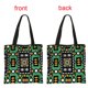 thumbnail image 3 of Bolso de mano estilo africano para mujer, bolso con asa superior con estampado tradicional afro para mujer, bolso de compras para niña, bolso de hombro, 3 of 5