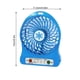thumbnail image 2 of Mini ventilador recargable USB Ventilador eléctrico de plástico de escritorio portátil al aire libre interior con luz LED Methold HA5689-04B, 2 of 6