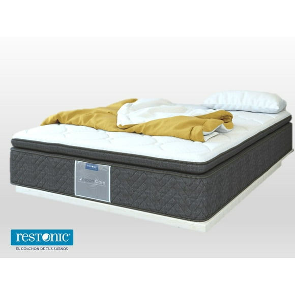 Colchón Queen Size End Ortopédico Restonic Anti micro despertares e Hipoalergénico Linea Leyen