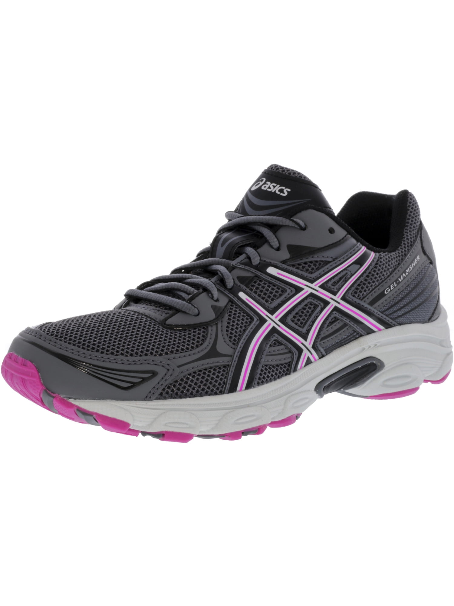 Asics Women's Gel-Vanisher Carbon / Black Pink Glow Ankle-High Running ...