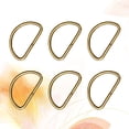 thumbnail image 2 of 20PCS Metal Shoulder Strap D Ring Multipurpose Bag Webbing Ring Accessories for Luggage Clothes Backpack Belt (Bronze), 2 of 9