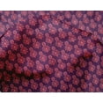 thumbnail image 4 of oneOone Silk Tabby Fabric Floral Block Print Fabric BTY 42 Inch Wide, 4 of 4