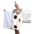 thumbnail image 5 of Colevkie Women's 2 Pcs Adjustable Bath Skirt & Absorbent Hair Drying Cap Set Wrap Towel Shower Cap Quick Drying Bath Wrap Set Printed Halloween Balloons Pattern, 5 of 8