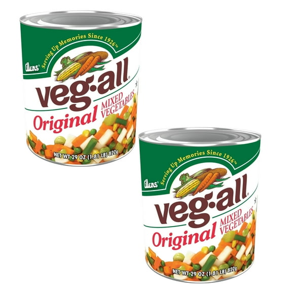( 2 Pack ) Veg-All Original Mixed Vegetables 29 Oz Can