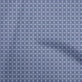 thumbnail image 1 of oneOone Velvet Medium Blue Fabric Geometric Craft Projects Decor Fabric Printed By The Yard 58 Inch Wide, 1 of 4