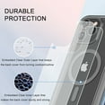 thumbnail image 6 of Allytechgroup iPhone 11 Pro Max Case with Screen Protector, Magnetic Back Cover Compatible with Magsafe Transparent Shockproof Drop Proof Phone Case for Apple iPhone 11 Pro Max, Grey, 6 of 8