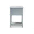 thumbnail image 4 of Baxton Studio SR1801426-Light Grey-NS Willow Modern Transitional 2-Drawer Wood Nightstand, Light Grey, 4 of 5