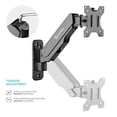 thumbnail image 5 of ONKRON TV Monitor Wall Mount Bracket for 13” – 32-Inch Screens Full Motion with Gas Spring Black G120, 5 of 5
