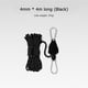 thumbnail image 3 of Polea Cuerda de viento 4 mm 4 m Tensor Tienda de nylon reflectante Hebilla fija Negro Hugtrwg  Para estrenar, 3 of 3