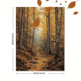 thumbnail image 3 of Qisvanset 12x16 Inch With Frame 2D Flat Wall Art Misty Autumn Forest Atmospheric Nature Home Wall Art, 3 of 8