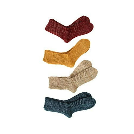 

Lian LifeStyle Big Girl s Women s 7 Pairs Gorgeous Wool Blend Socks Comfortable & Cozy | Durable & Breathable Crew Socks L1878 Size 6-9 7 Colors