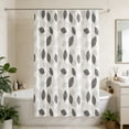 thumbnail image 4 of Fridja Spring Home Decor Bathroom Shower Curtain Proof Printed Shower Curtain Bathroom Curtain Toilet Partition Curtain No Need To Punch Holes To Provide Hook, 4 of 6