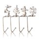 thumbnail image 2 of Soporte de calcetín navideño para repisa de seguridad, ganchos antideslizantes con forma de muñeco de nieve y alce para chimeneas, 2 of 5
