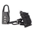 thumbnail image 3 of Mountain Bike Helmet Portable Motorcycle Bicycle Steel Wire Three Digit Password Lock, 3 of 9