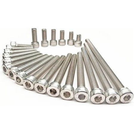 

ZX 304 Stainless Steel Allen Socket Screw M1.4 M1.6 M2 M2.5 M3 M4 M5 M6 M8 DIN912 Hex Hexagon Socket Head Cap Machine Screw Screws (Color : 45mm Size : M5 10pcs)-0810