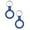 Blue(2pcs), variant on PU Leather Coin Holder Keychain Case Portable Storage for Commemorative Coins Badge Key Accessories Protective Capsule Cover with Hanging Loop Organizer