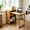 Bamboo With Storage (BROWN), variant on AUU Bamboo Folding Desk with Hidden Storage – Foldable Computer Table for Small Spaces, Mid-Century Modern for Home Office or Bedroom