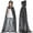 Grey, variant on HXWCHs Hooded Cloak Velvet Cape with Hood Halloween Capes Women Witch Cloak Robe Men Cosplay Size: 2 Years