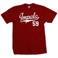 thumbnail image 1 of Impala 59 Script Jersey T-Shirt 1959 Lowrider Ladies Womens Mens, 1 of 2
