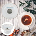 thumbnail image 4 of OFFIGAM Antique Style Ceramic and Stainless Steel Tea Infuser for Loose Leaf Tea, , Ideal for Home and Office Use, 4 of 10