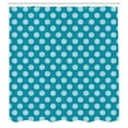 thumbnail image 3 of Ambesonne Teal Shower Curtain, Polka Dots Soft Sea Colors, 69"Wx70"L, Teal Pale Blue, 3 of 5