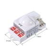 thumbnail image 6 of Gegong 360 Degree 500W Microwave Smart Motion Sensor Light Radar Switch Ceiling Recessed Wall Garage Control,Microwave Radar Sensor Switch,Microwave Radar Switch, 6 of 8