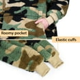 thumbnail image 6 of Catalonia Oversized Hoodie Blanket Sweatshirt, Super Soft Warm Comfortable Sherpa Giant Pullover with Large Front Pocket for Adults Men Women Teenagers Kids Wife Girlfriend, Green Camouflage, 6 of 6
