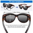 thumbnail image 5 of TINHAO Polarized Sunglasses Over Glasses Women Fit Over Glasses Sunglasses Cat Eye Sunglasses UV Protection Lightweight, 5 of 7